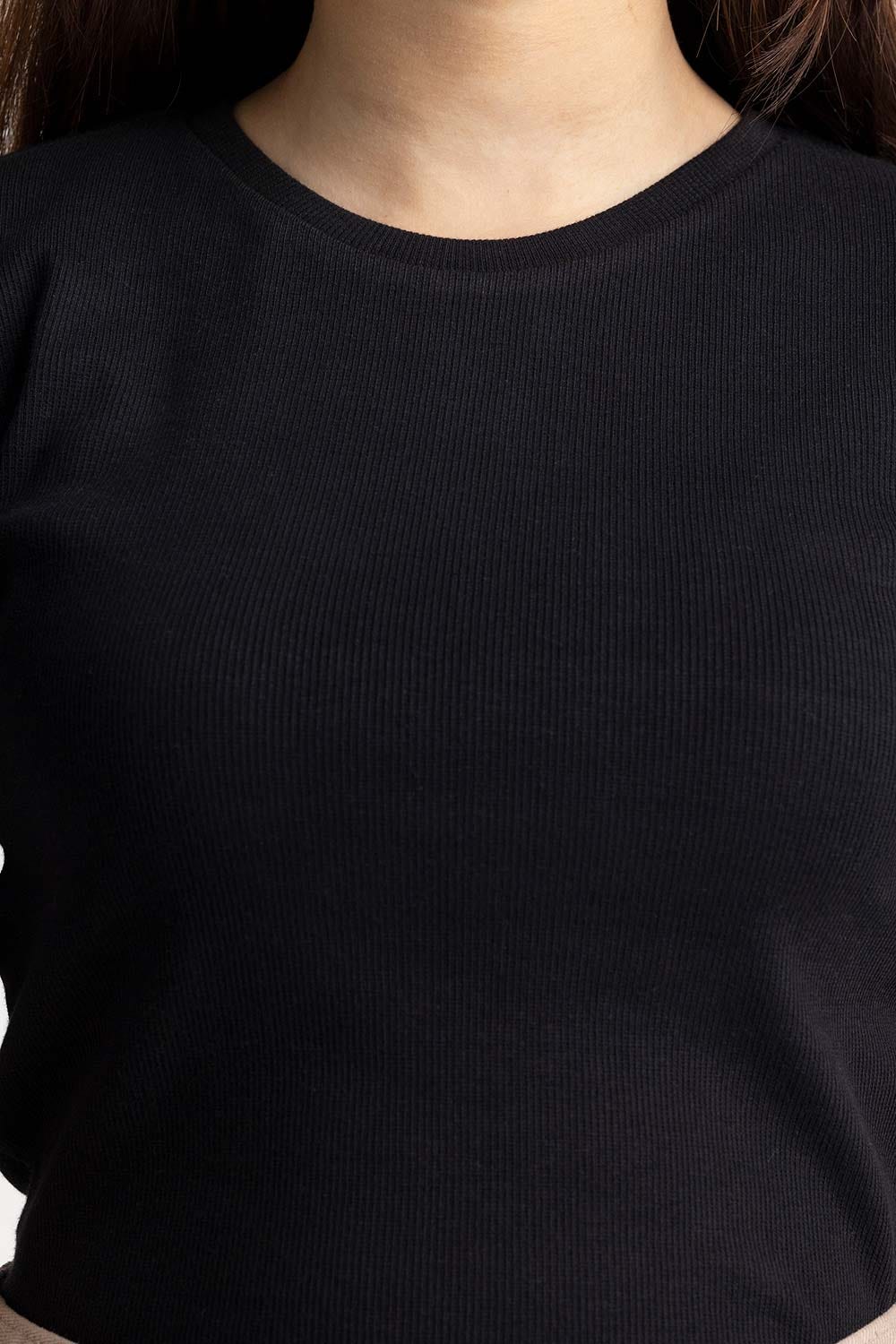 Black Basic Top WM-KTP-SS24-004