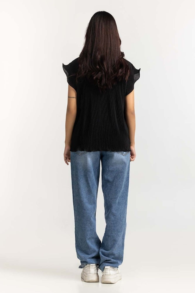 Black Basic Top WM-KTP23-009