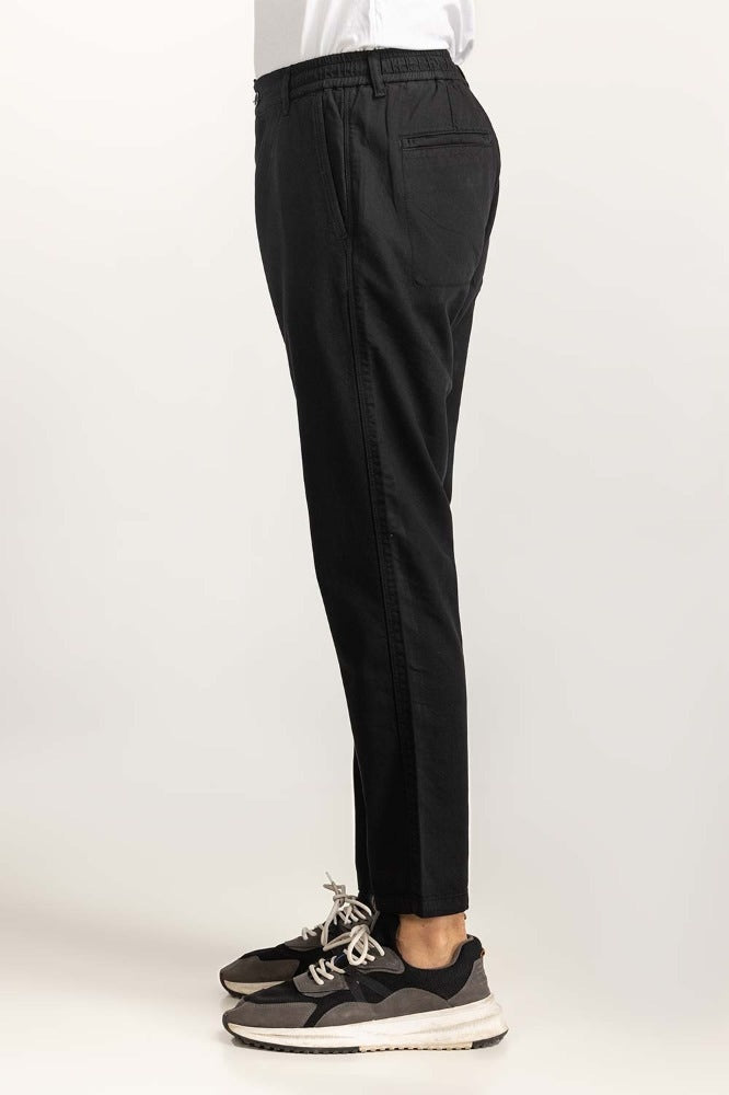 Black Basic Trouser MN-TRKH- WV23-004 B