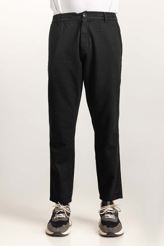 Black Basic Trouser MN-TRKH- WV23-004 B
