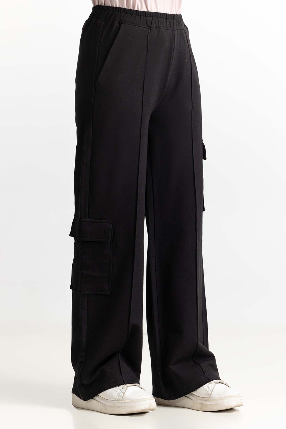 Black Basic Trouser WM-TRKN-SS24-008