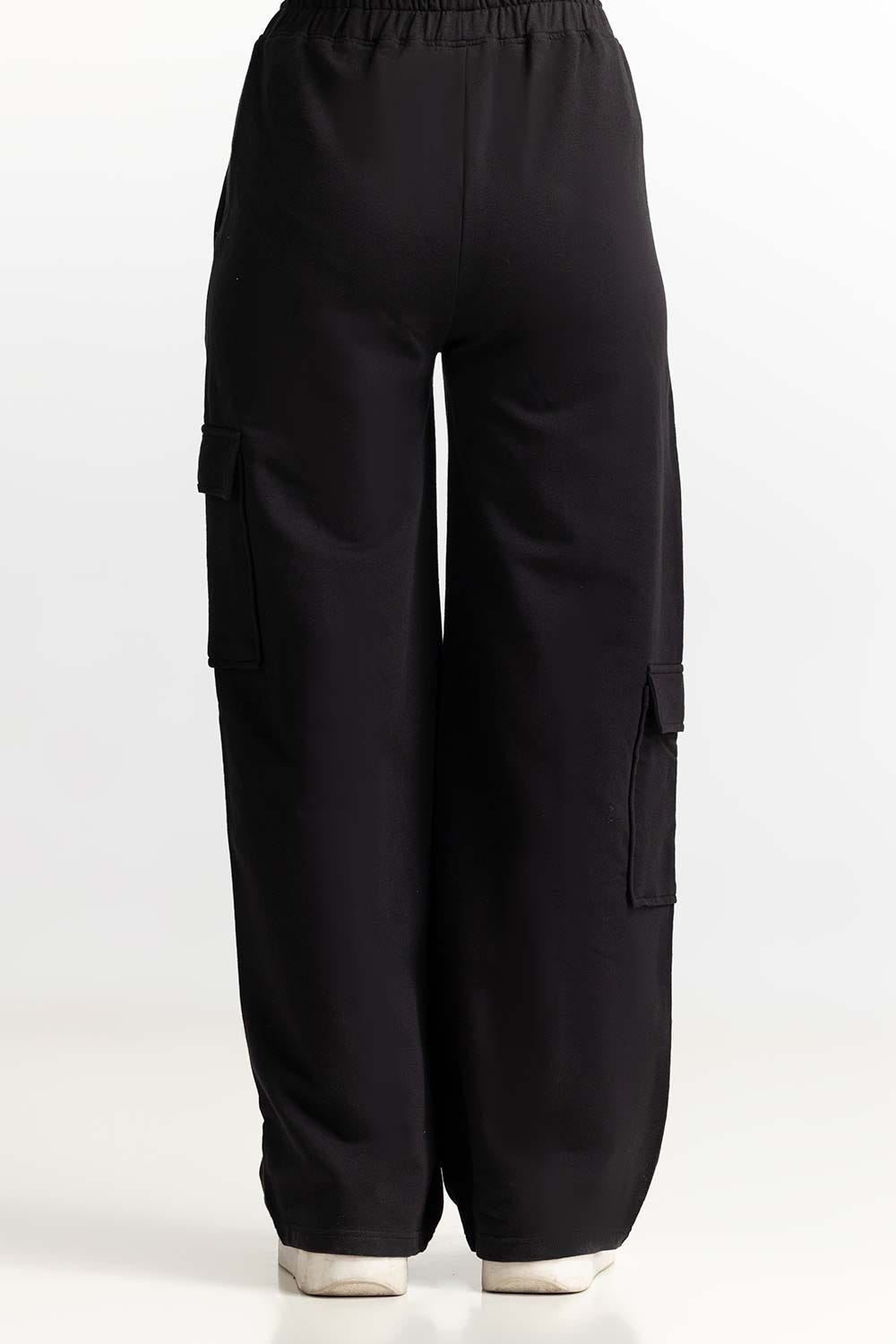 Black Basic Trouser WM-TRKN-SS24-008
