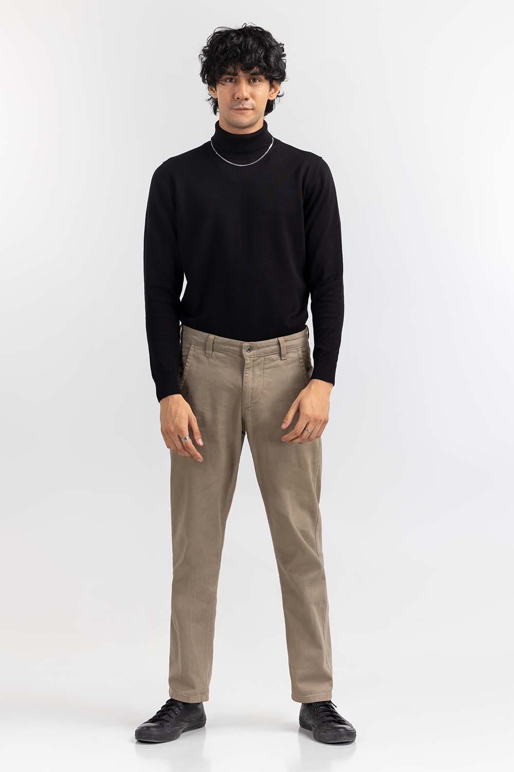 Black Basic Turtle Neck Sweater SWT-BFSTN-22-001