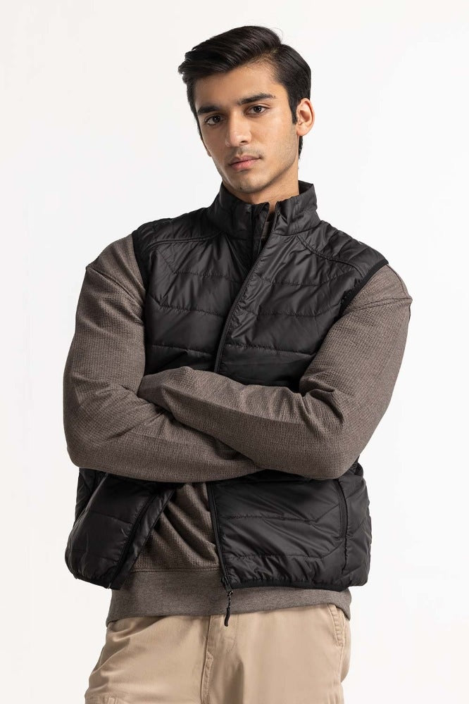 Black Basic Vest MN-JKT-WS23-011