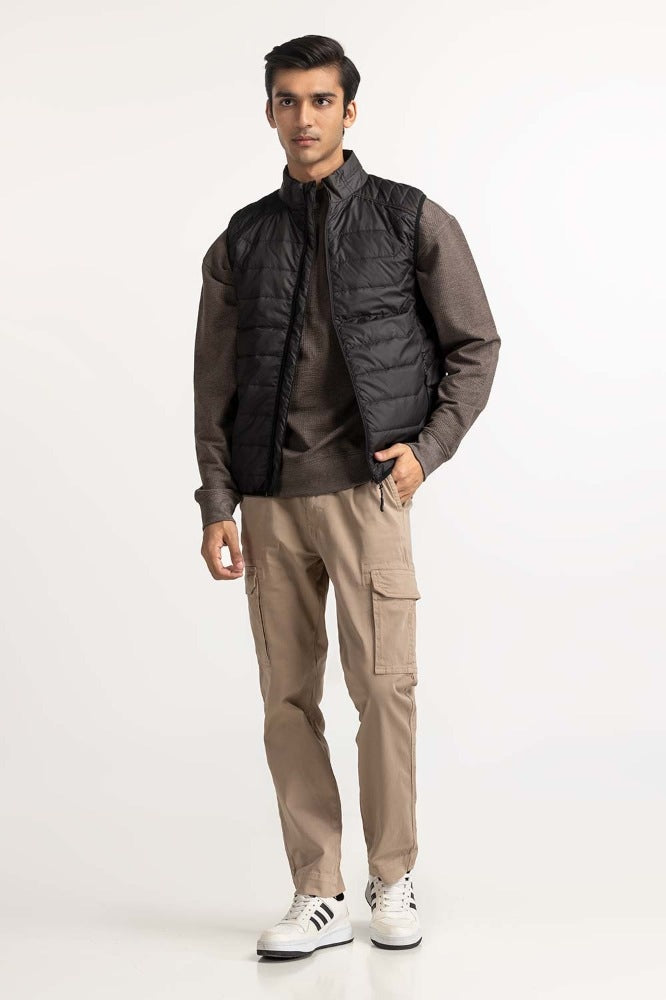 Black Basic Vest MN-JKT-WS23-011