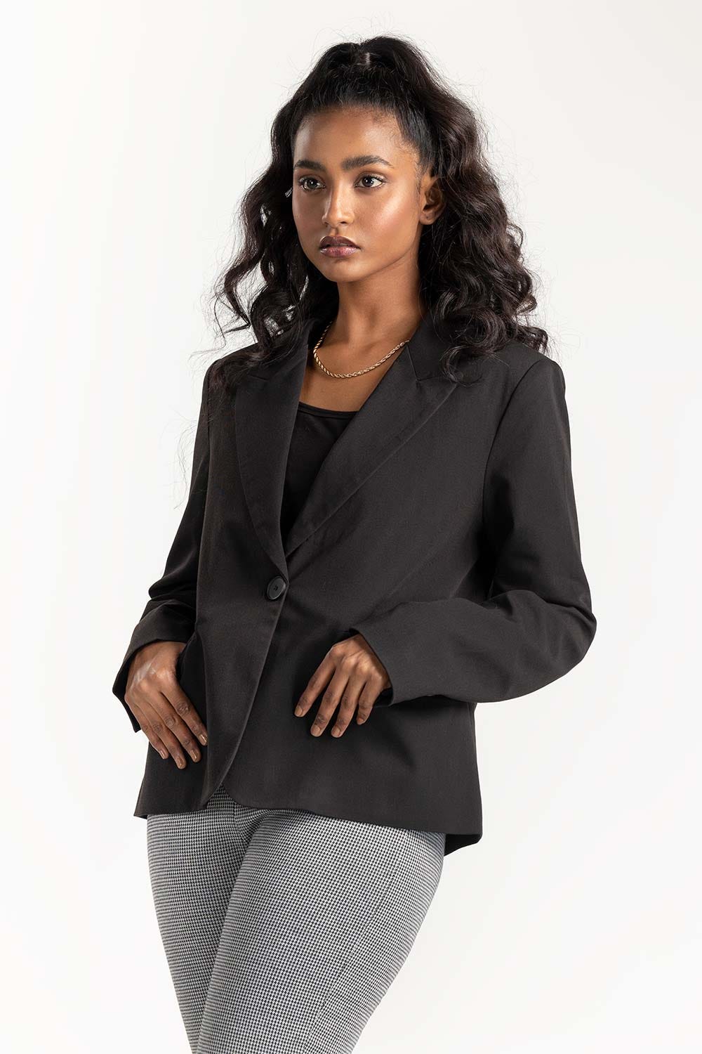 Black Blazer 224-210-016