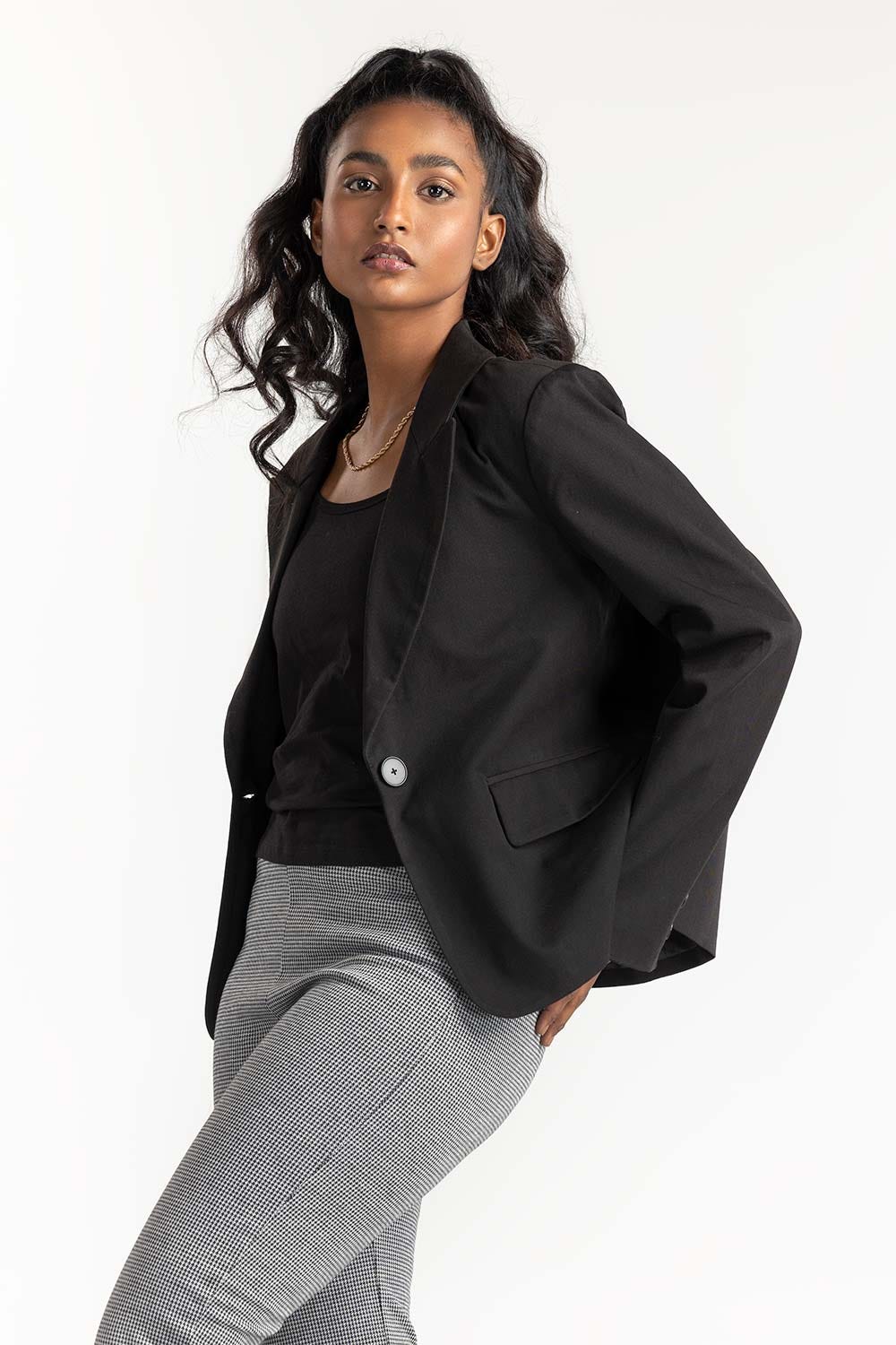 Black Blazer 224-210-016