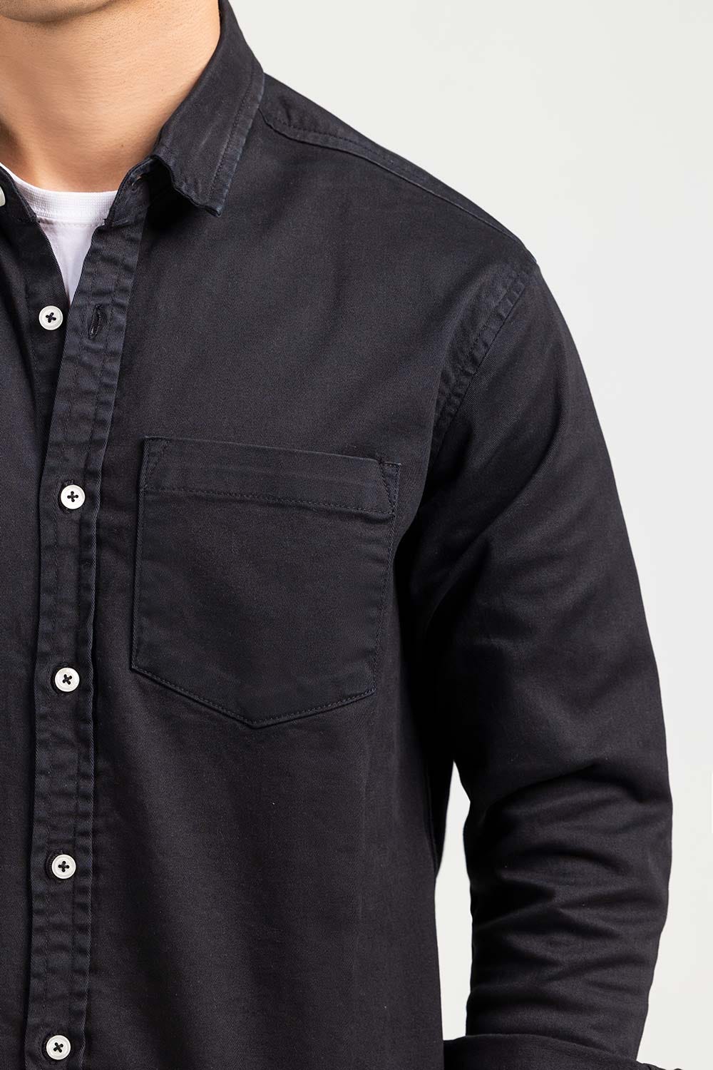 Black Casual Shirt M-GD-S-002 CS