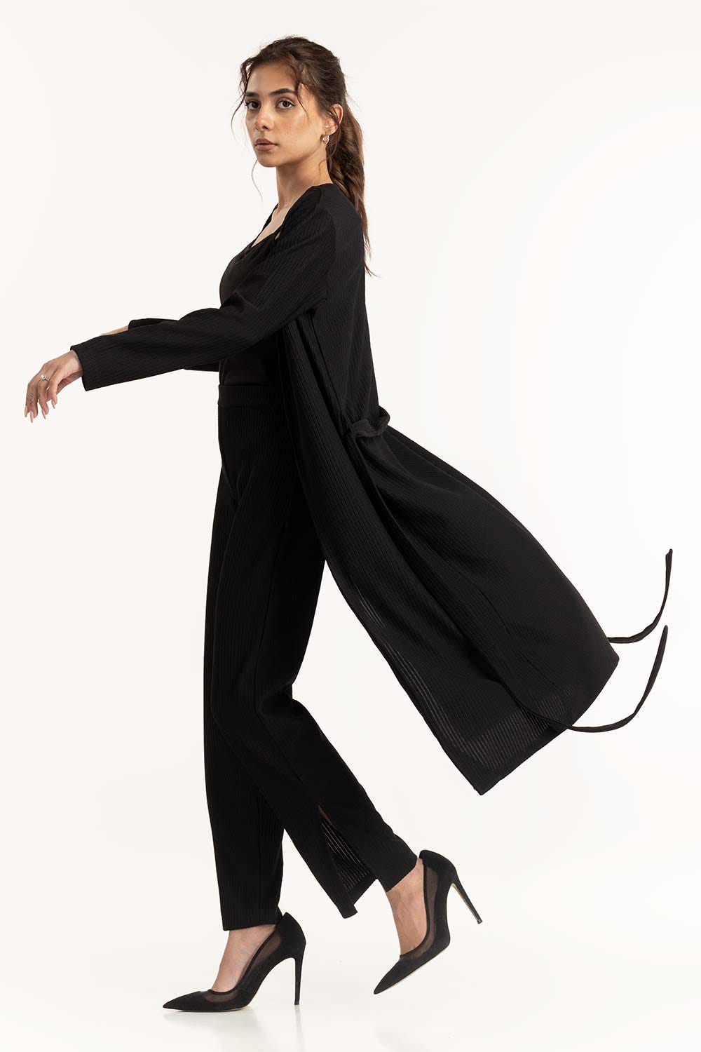 Black Co-Ord Top 224-216-314 T