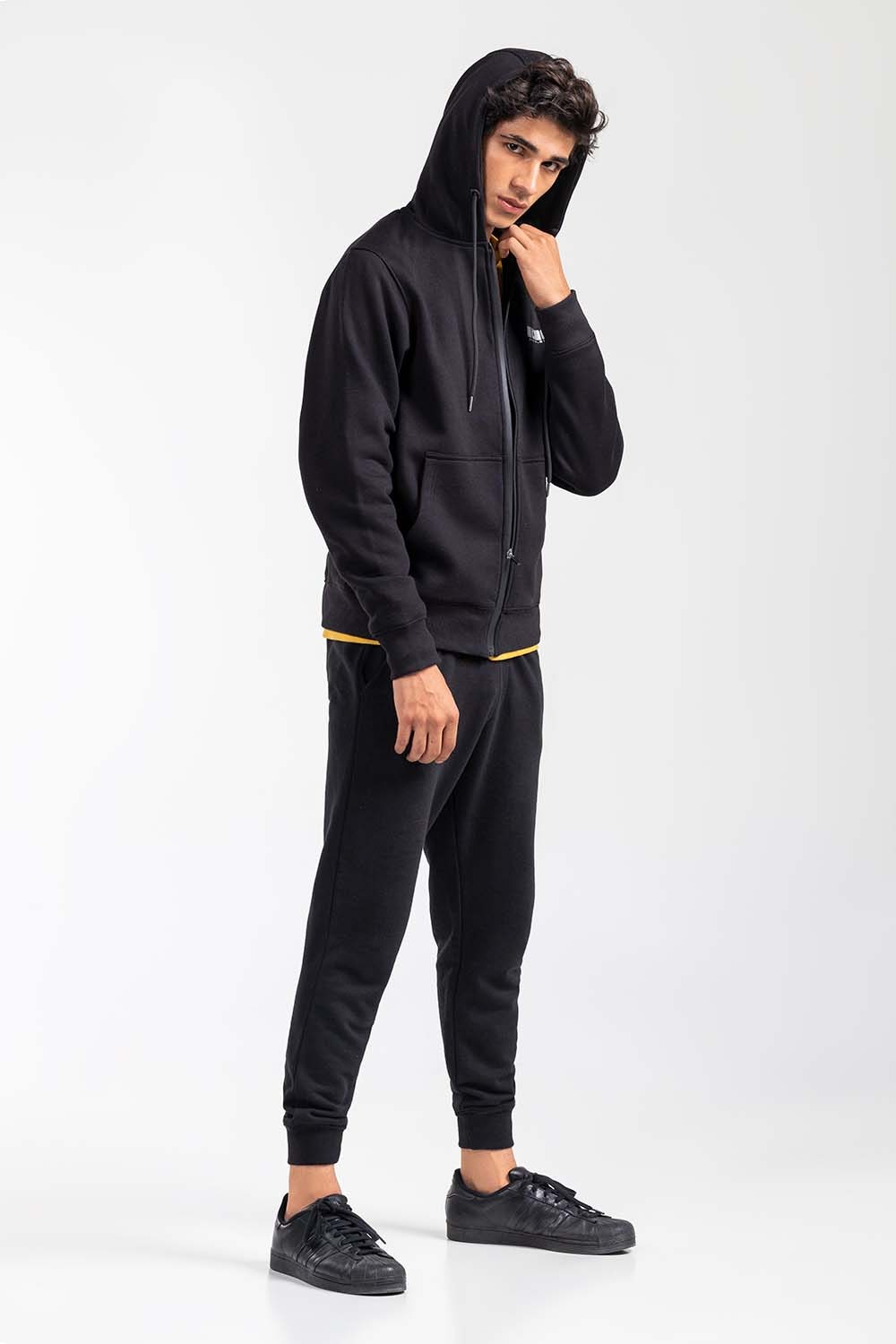 Black Fashion  Hoodie JKT-HZJ-D48-04