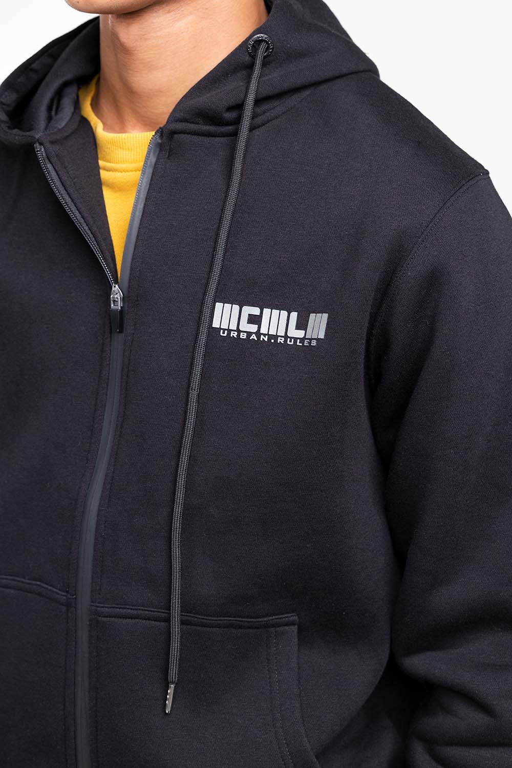 Black Fashion  Hoodie JKT-HZJ-D48-04