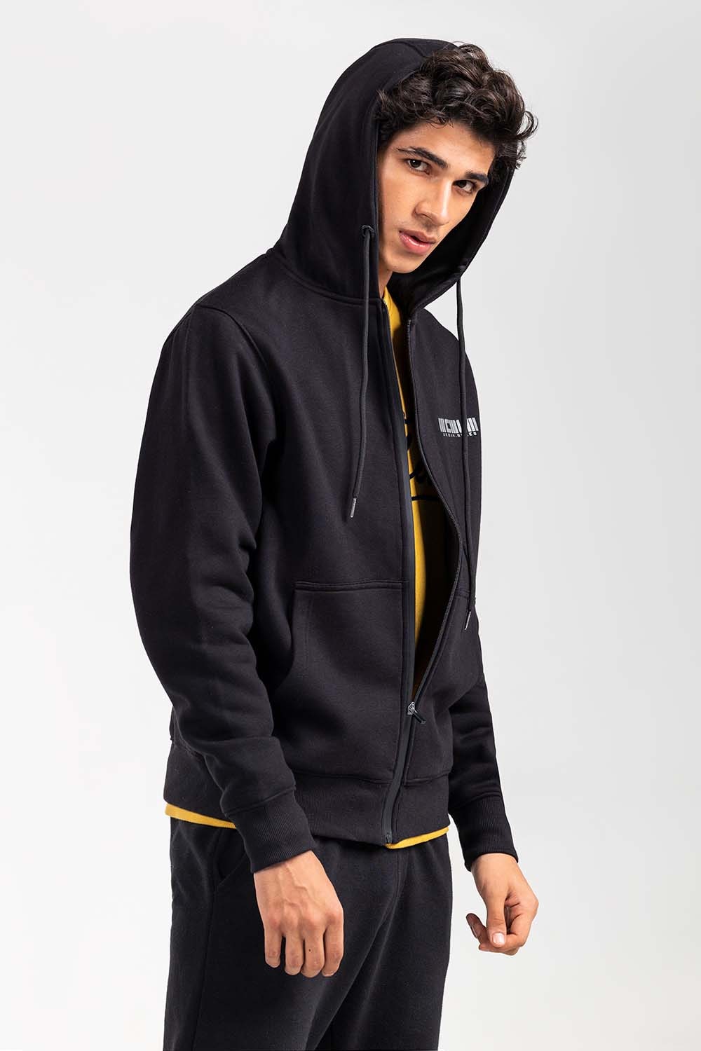 Black Fashion  Hoodie JKT-HZJ-D48-04