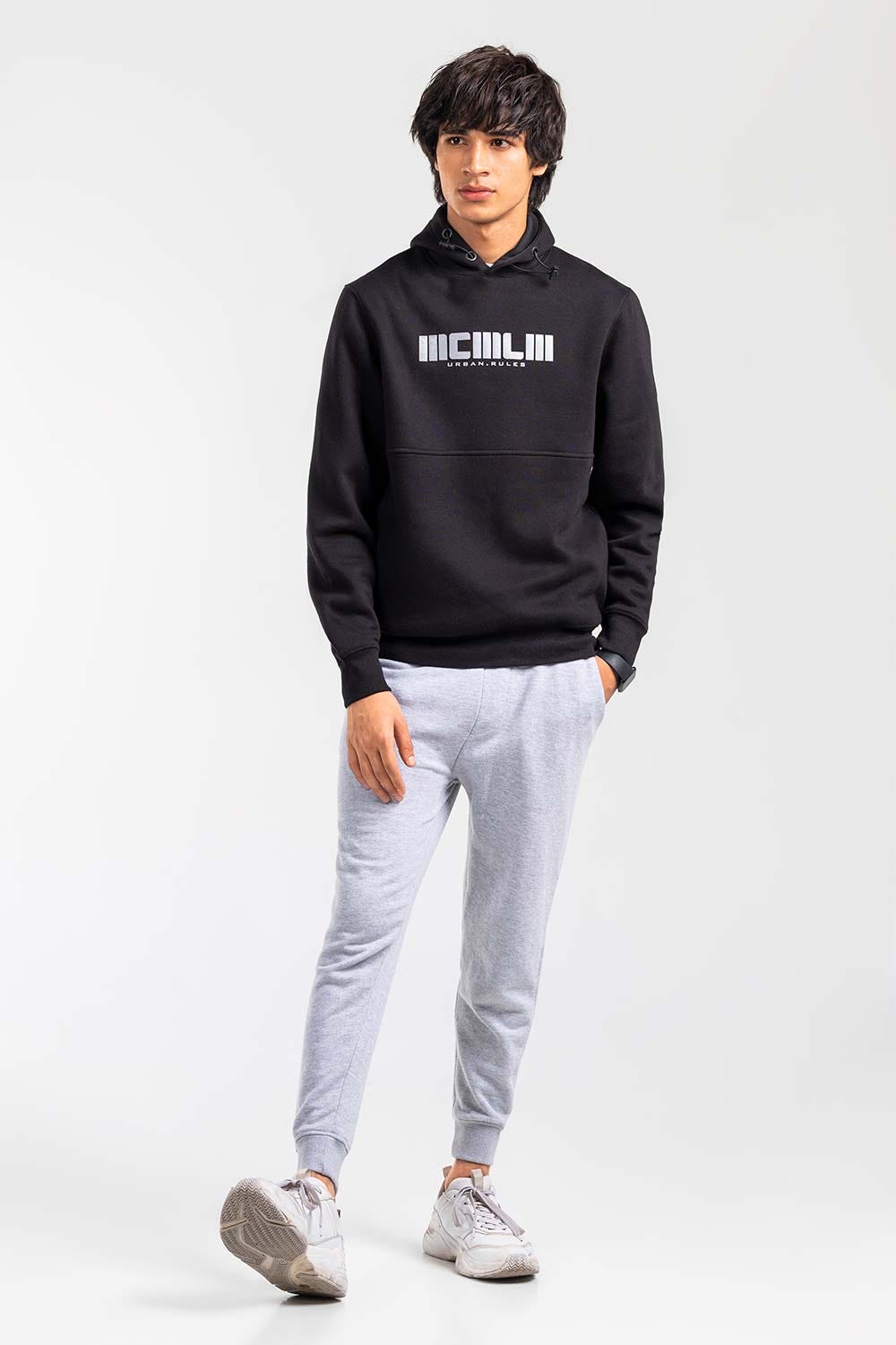 Black Fashion Hoodie JKT-POH-D15-02