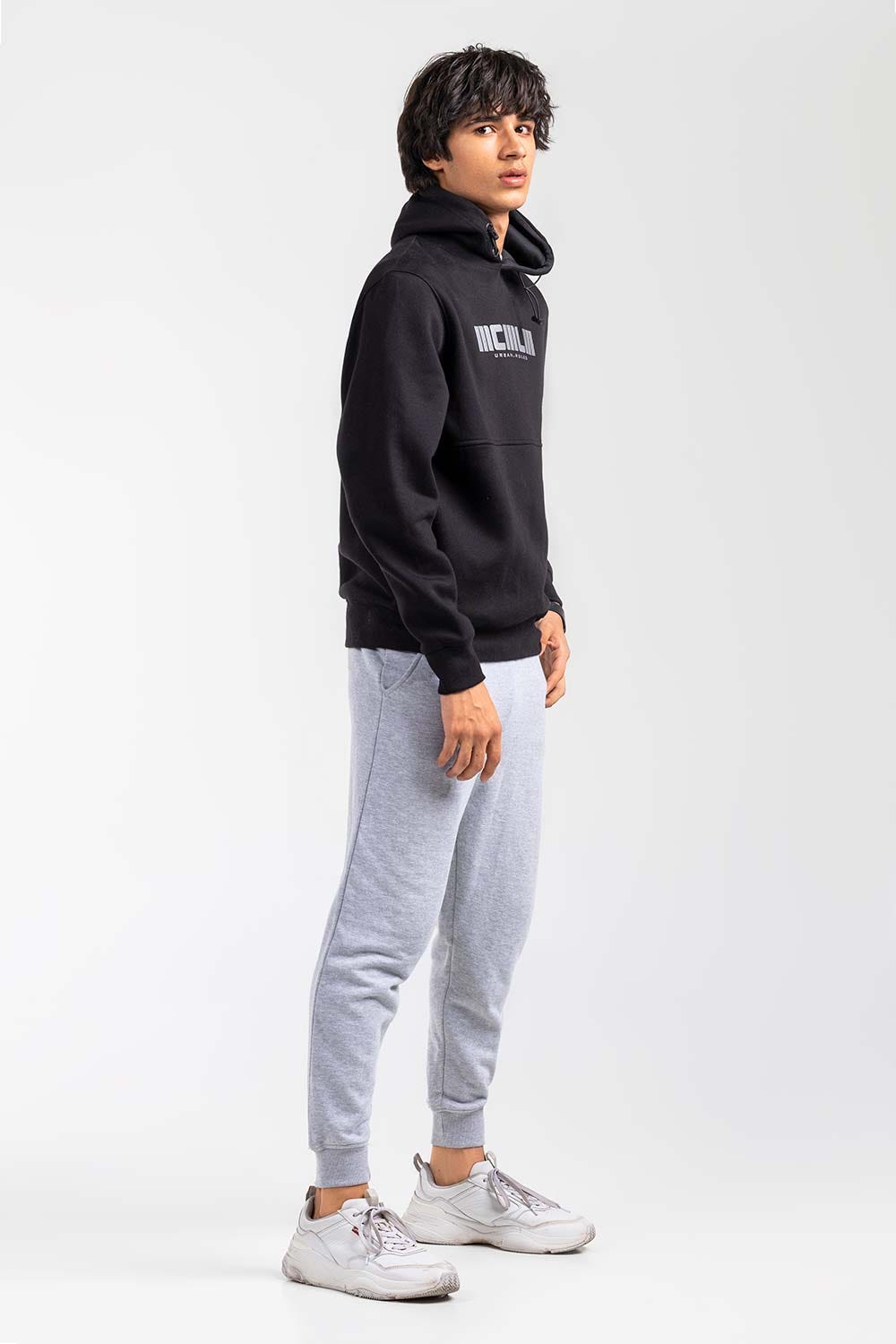 Black Fashion Hoodie JKT-POH-D15-02