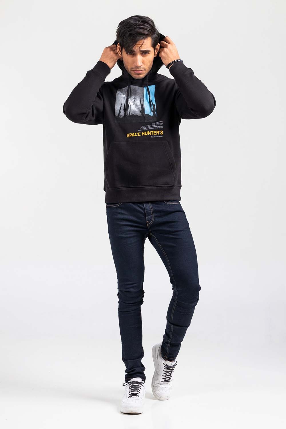 Black Fashion  Hoodie JKT-POH-D17-01