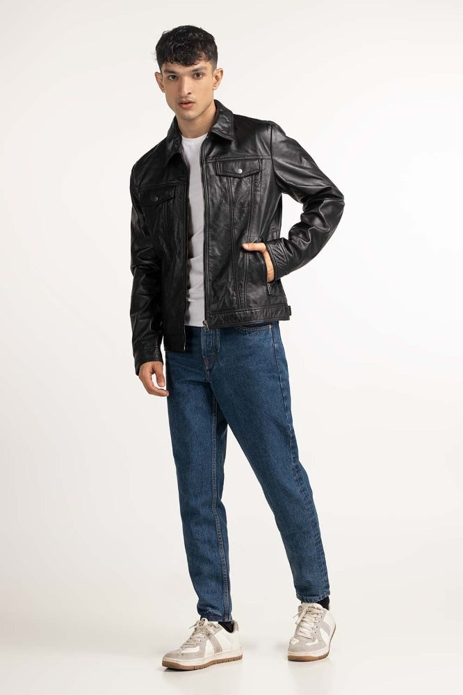 Black Fashion Jacket MN-JKT-WS23-069