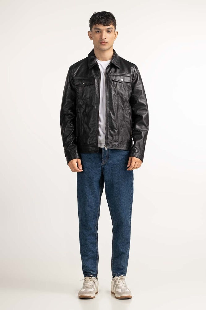 Black Fashion Jacket MN-JKT-WS23-069