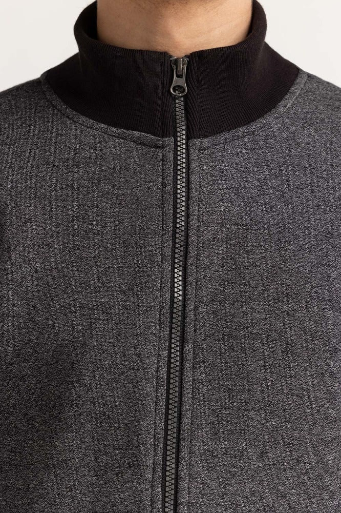 Black Fashion Knitted Gilet MN-KNV-WS23-002