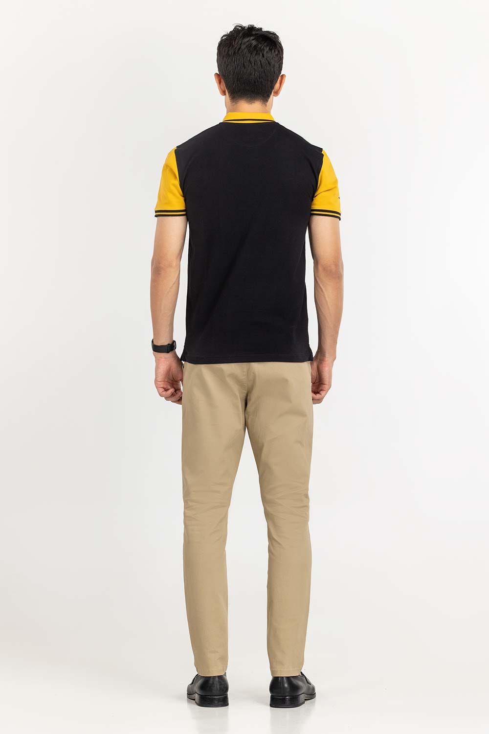 Black Fashion Polo PS-FPK22-046