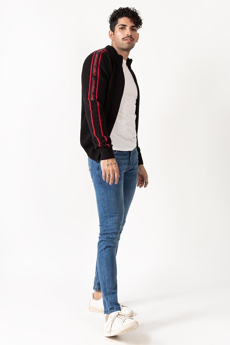 Black Fashion Sweater - FS-SWT-FD-135-01