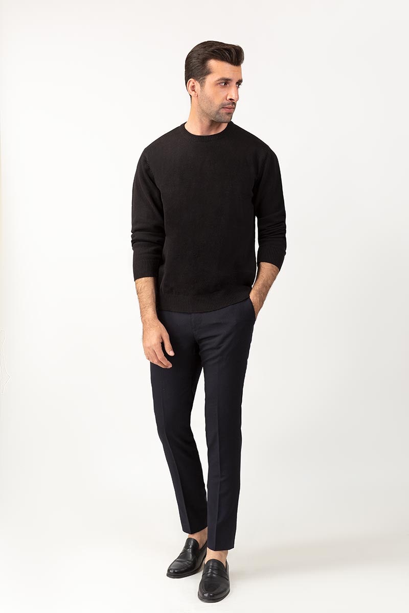 Black Fashion Sweater FS-SWT-D32-04