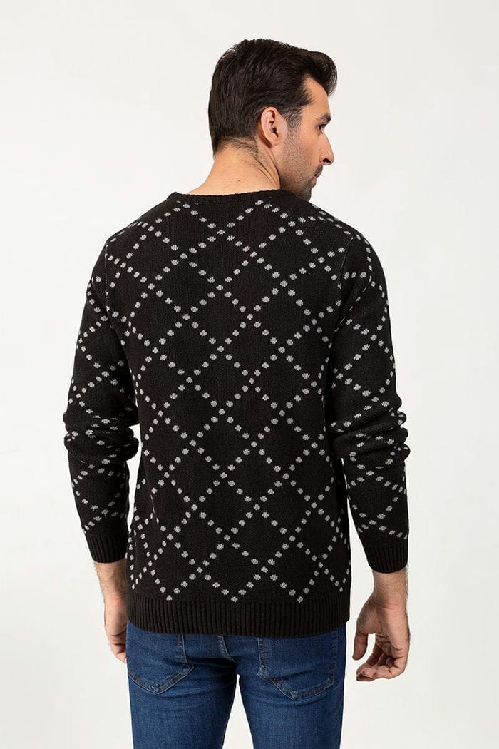 Black Fashion Sweater FS-SWT-FD-268-01