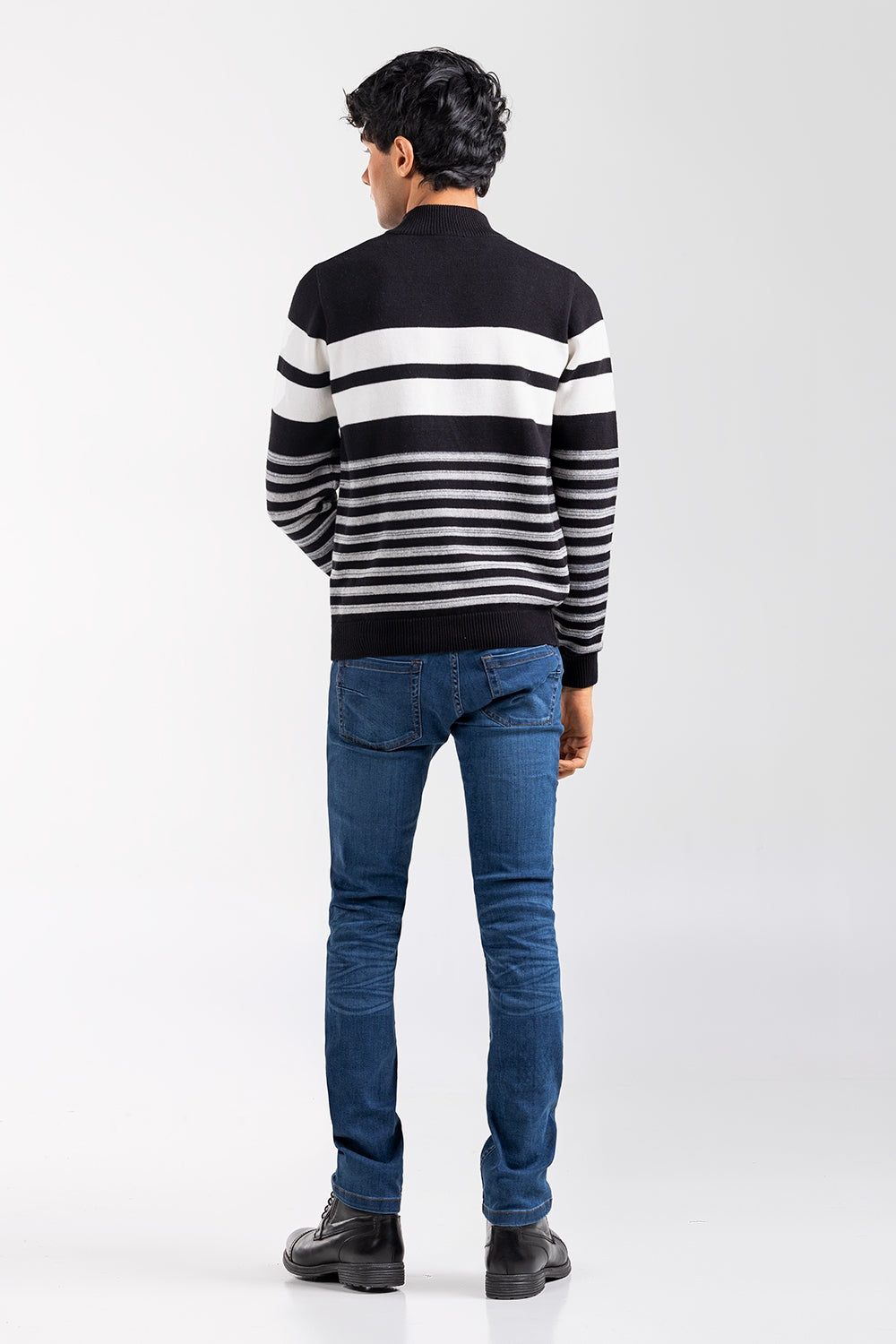 Black Fashion Sweater FS-SWT-FD-373-01