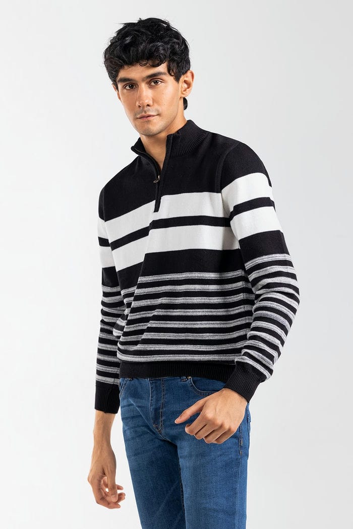 Black Fashion Sweater FS-SWT-FD-373-01