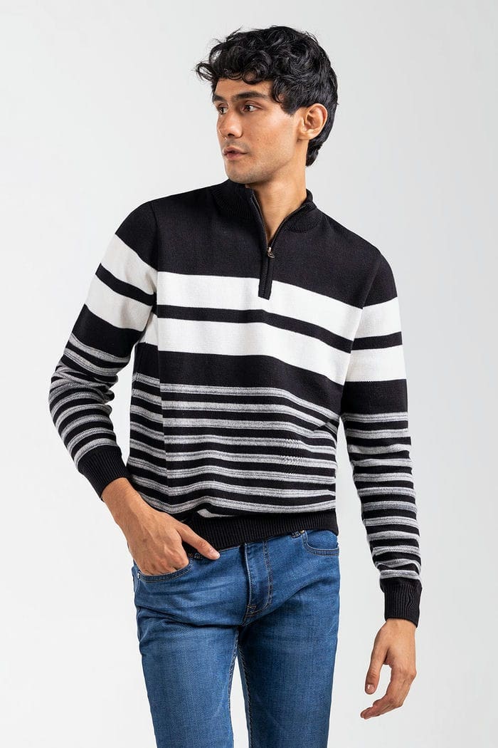 Black Fashion Sweater FS-SWT-FD-373-01