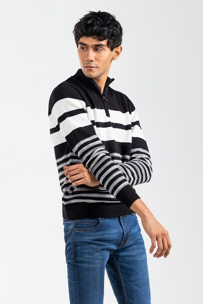 Black Fashion Sweater FS-SWT-FD-373-01