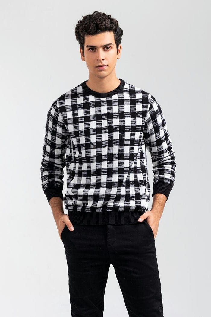 Black Fashion Sweater FS-SWT-FD-376-01