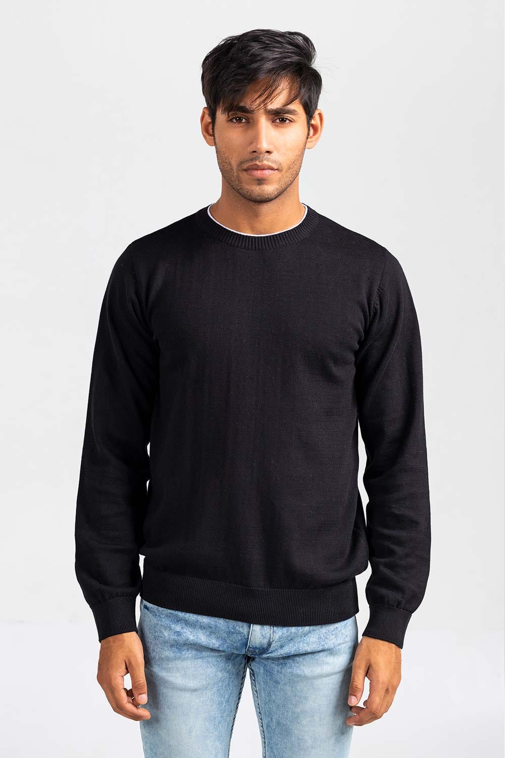 Black Fashion Sweater FS-SWT-FD-396-01
