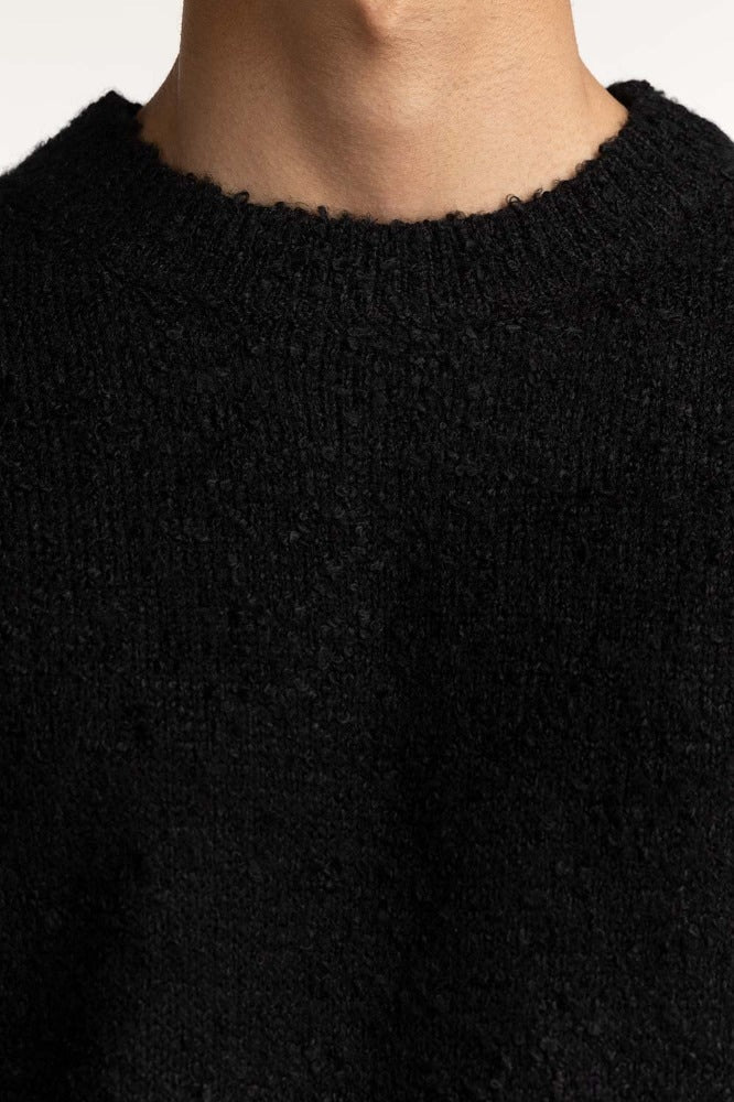 Black Fashion Sweater MN-SWT-WS23-009