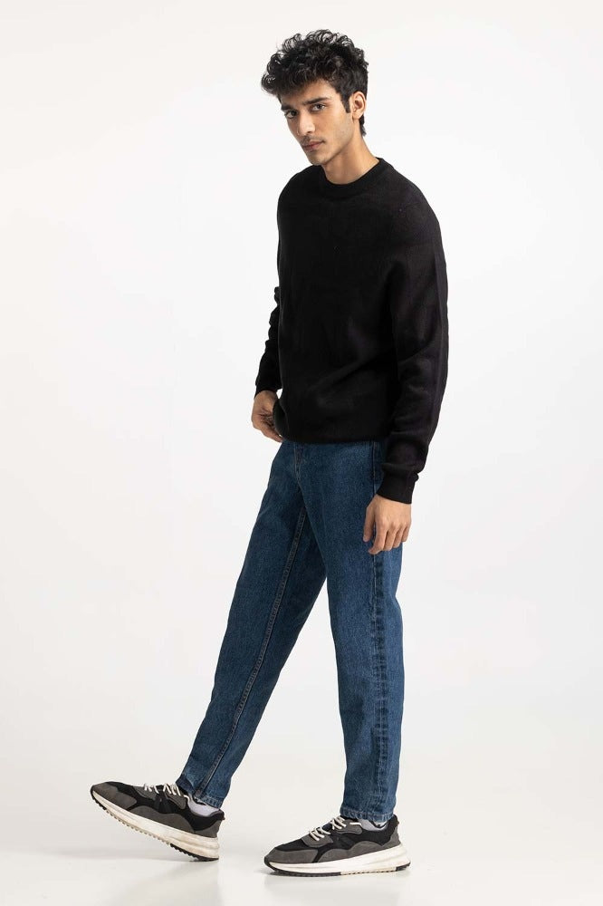 Black Fashion Sweater MN-SWT-WS23-037