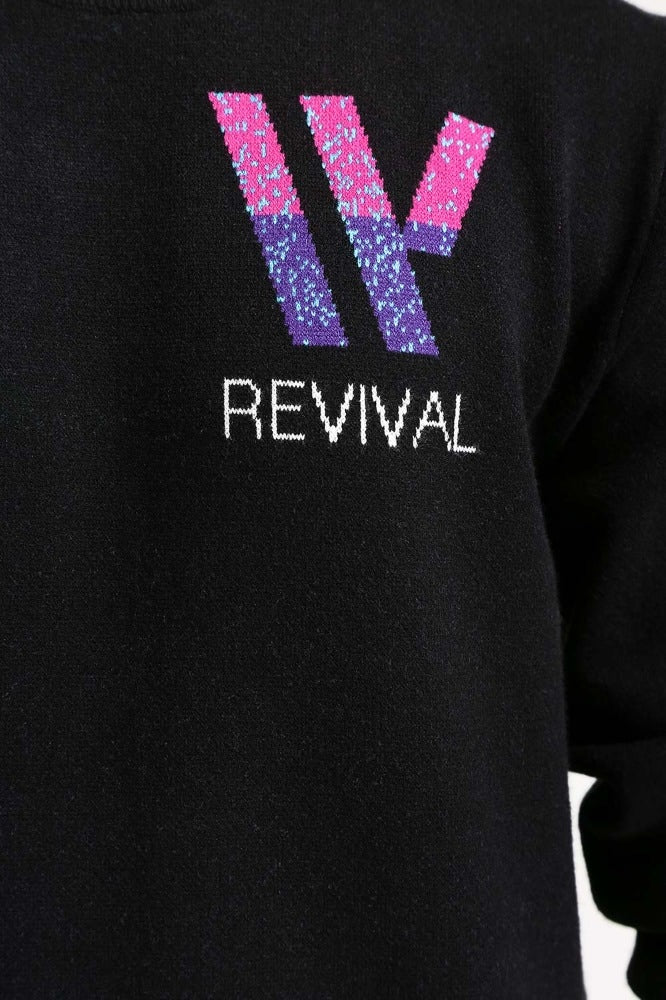 Black Fashion Sweater MN-SWT-WS23-149