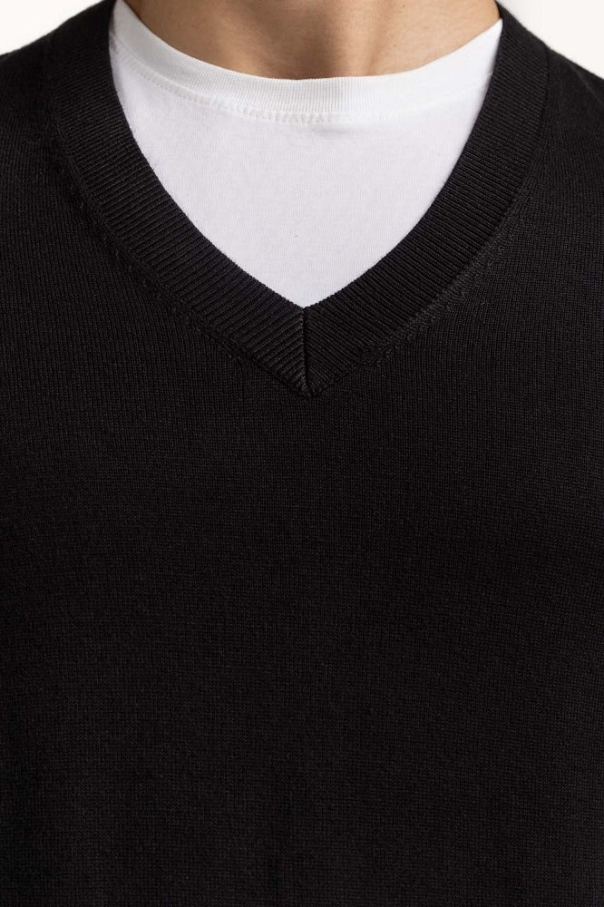 Black Fashion Sweater MN-SWT-WS23-181A
