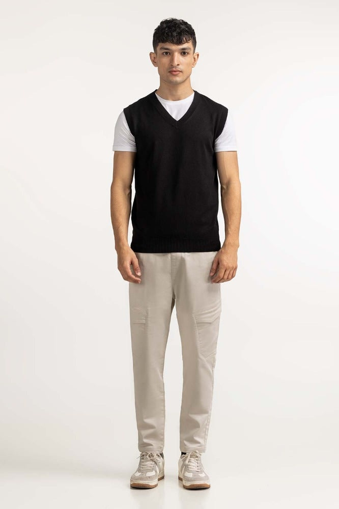 Black Fashion Sweater MN-SWT-WS23-181A