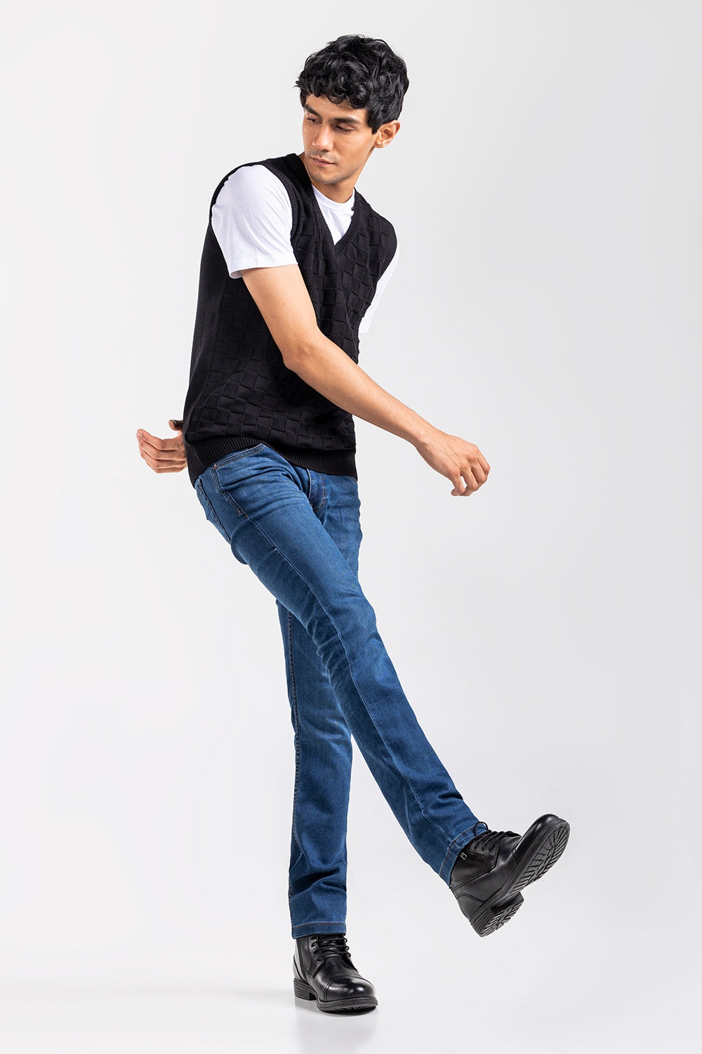 Black Fashion Sweater SL-SWT-FD-36-01