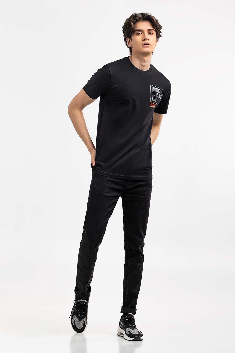 Black Fashion T-Shirt JGP-D280