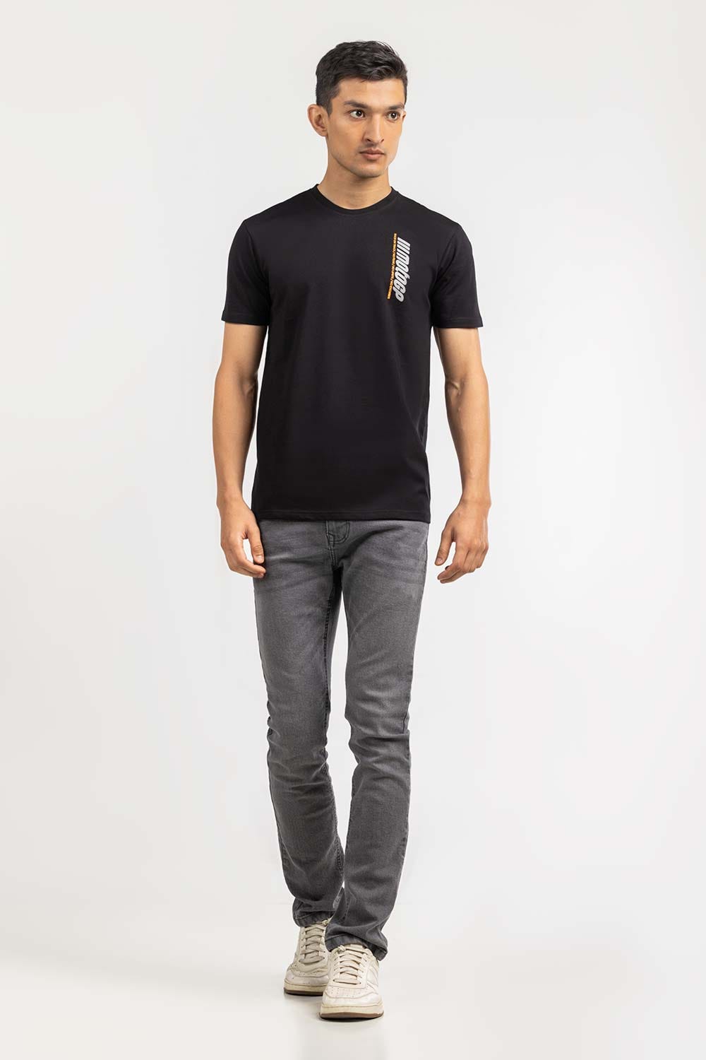 Black Fashion T-shirt JGP-D305