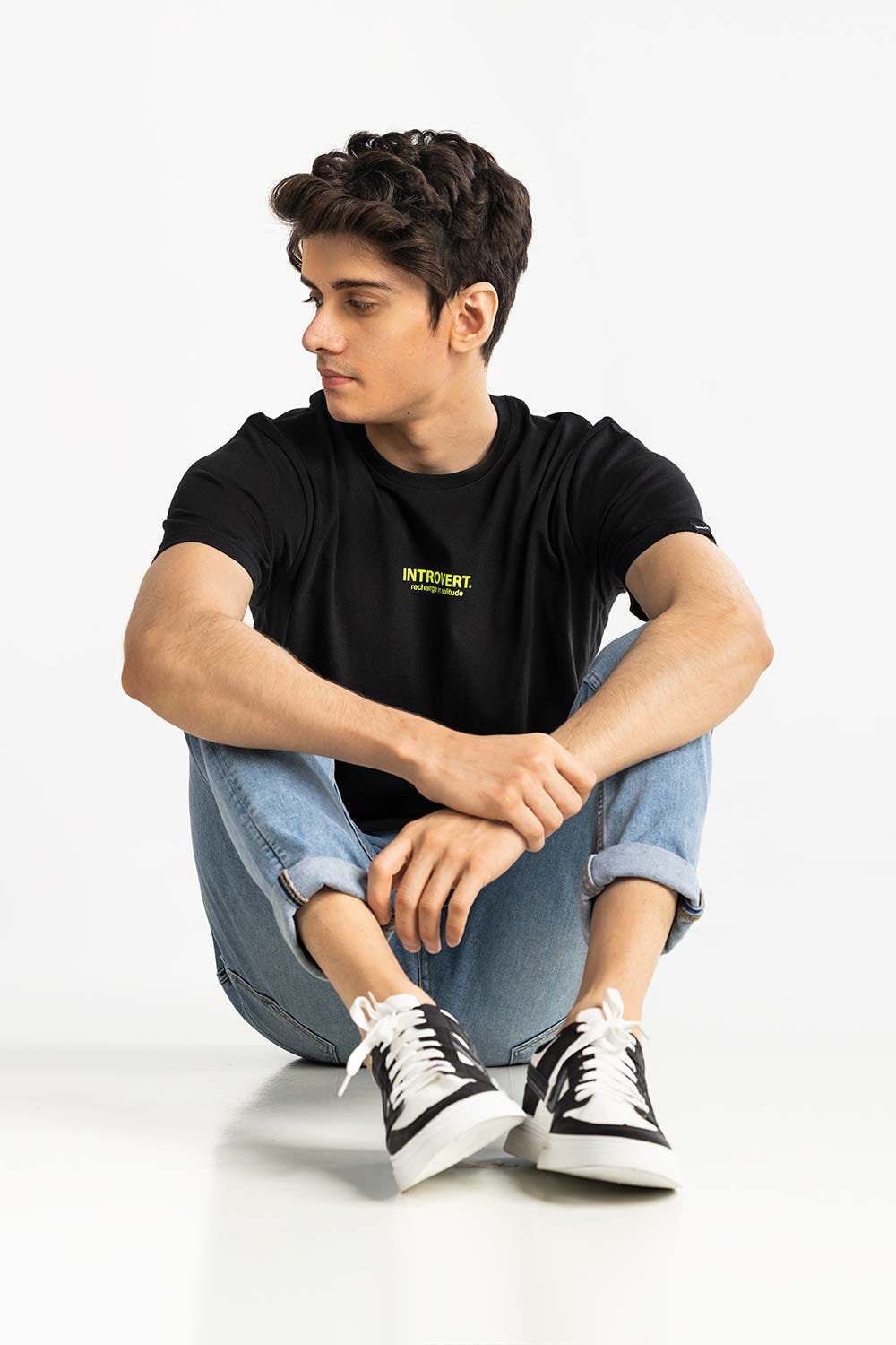 Black Fashion T-shirt JGP-D314