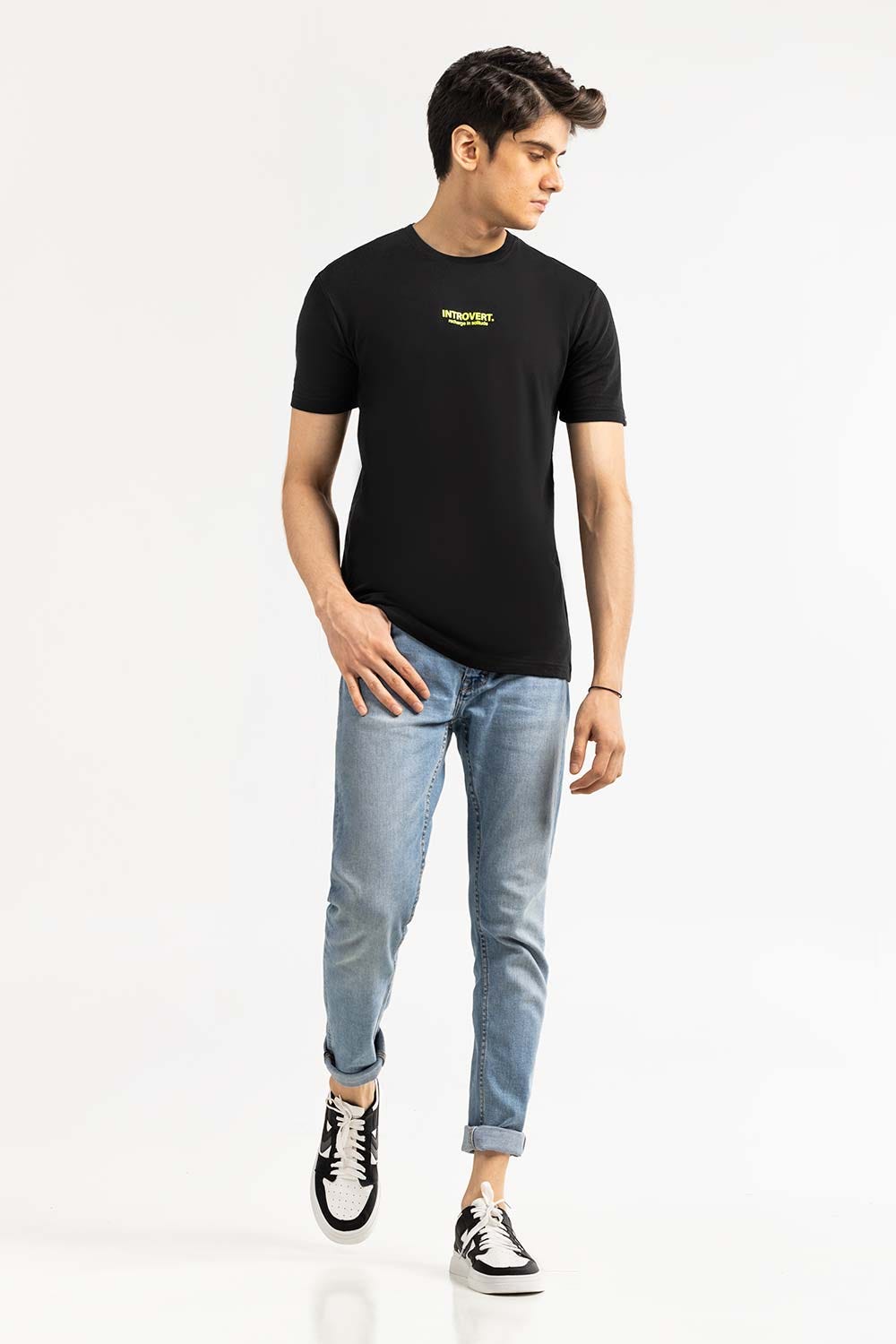 Black Fashion T-shirt JGP-D314