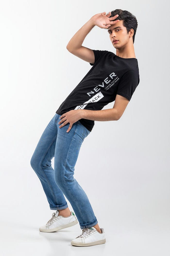 Black Fashion T-Shirt JGP-URB-D258-02