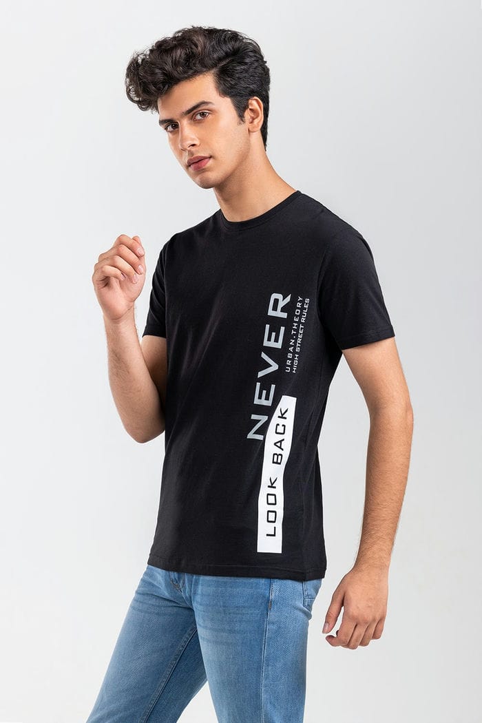 Black Fashion T-Shirt JGP-URB-D258-02