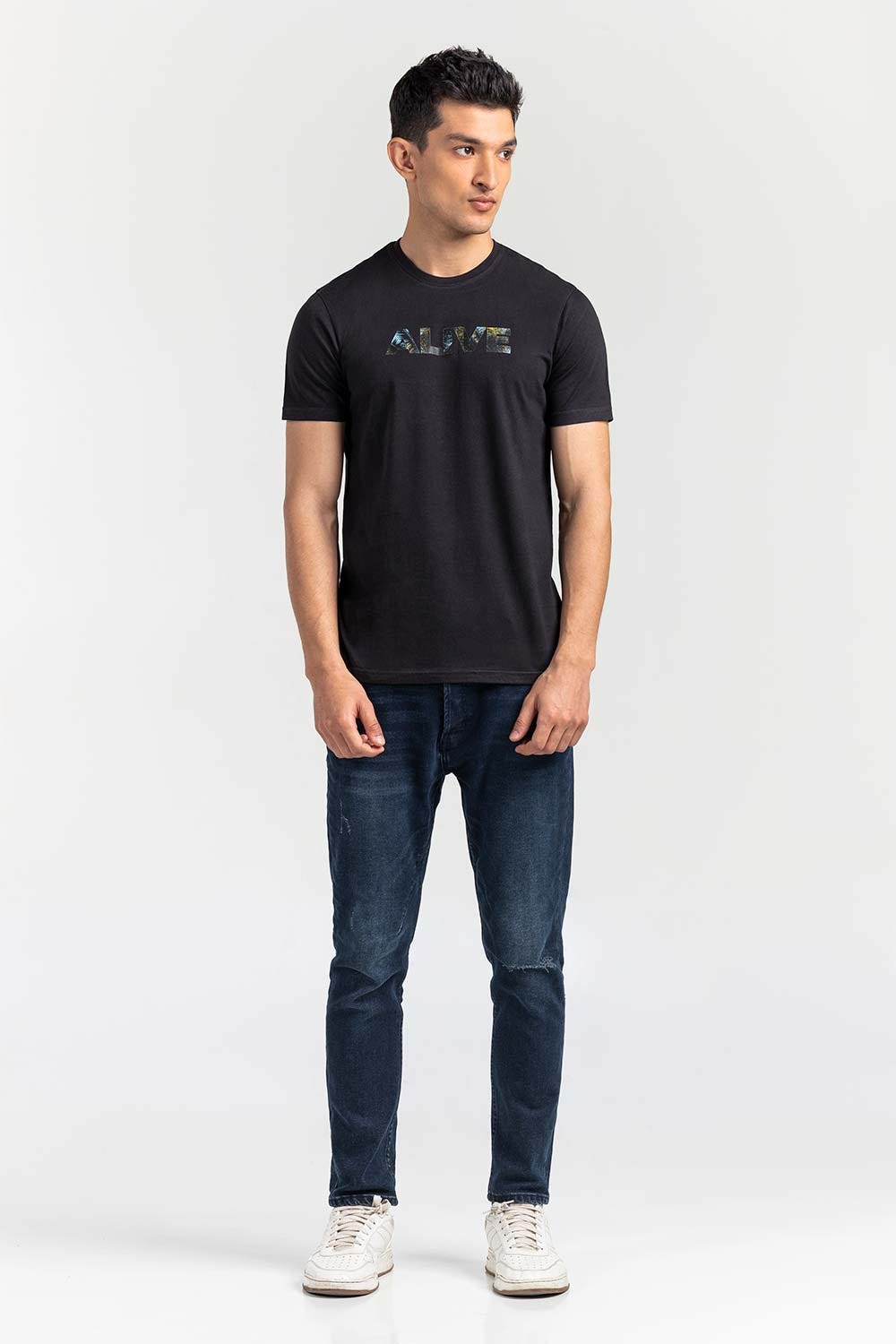 Black Fashion T-shirt JGP-URB-D261-01