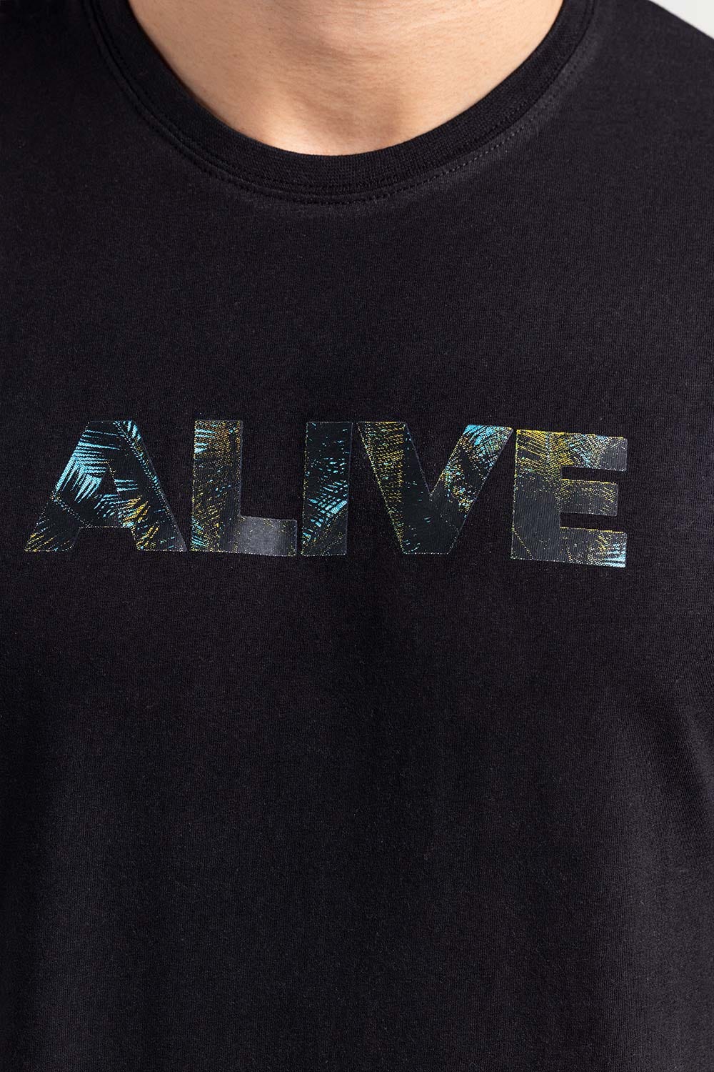 Black Fashion T-shirt JGP-URB-D261-01