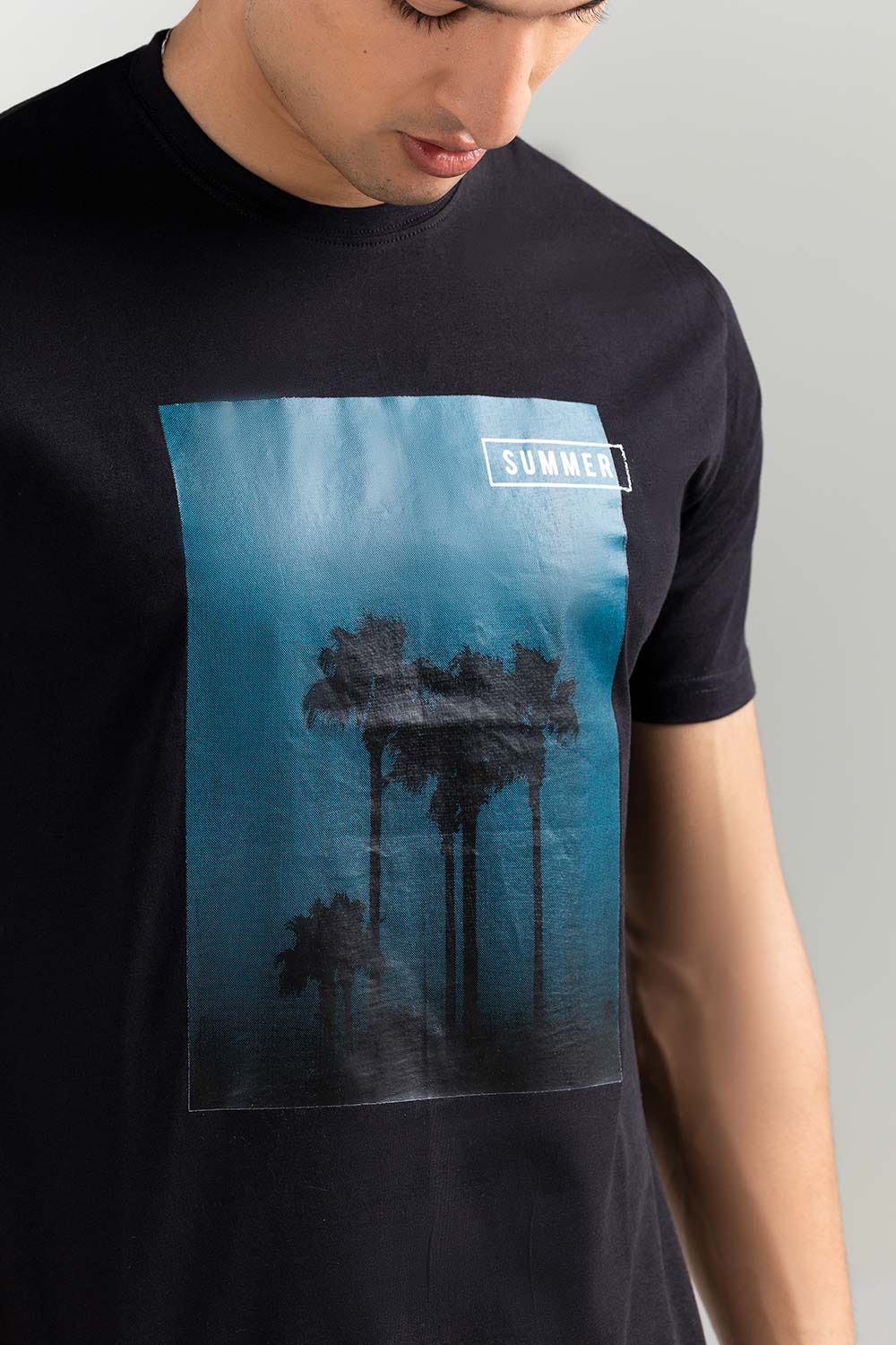 Black Fashion T-shirt JGP-URB-D262-02