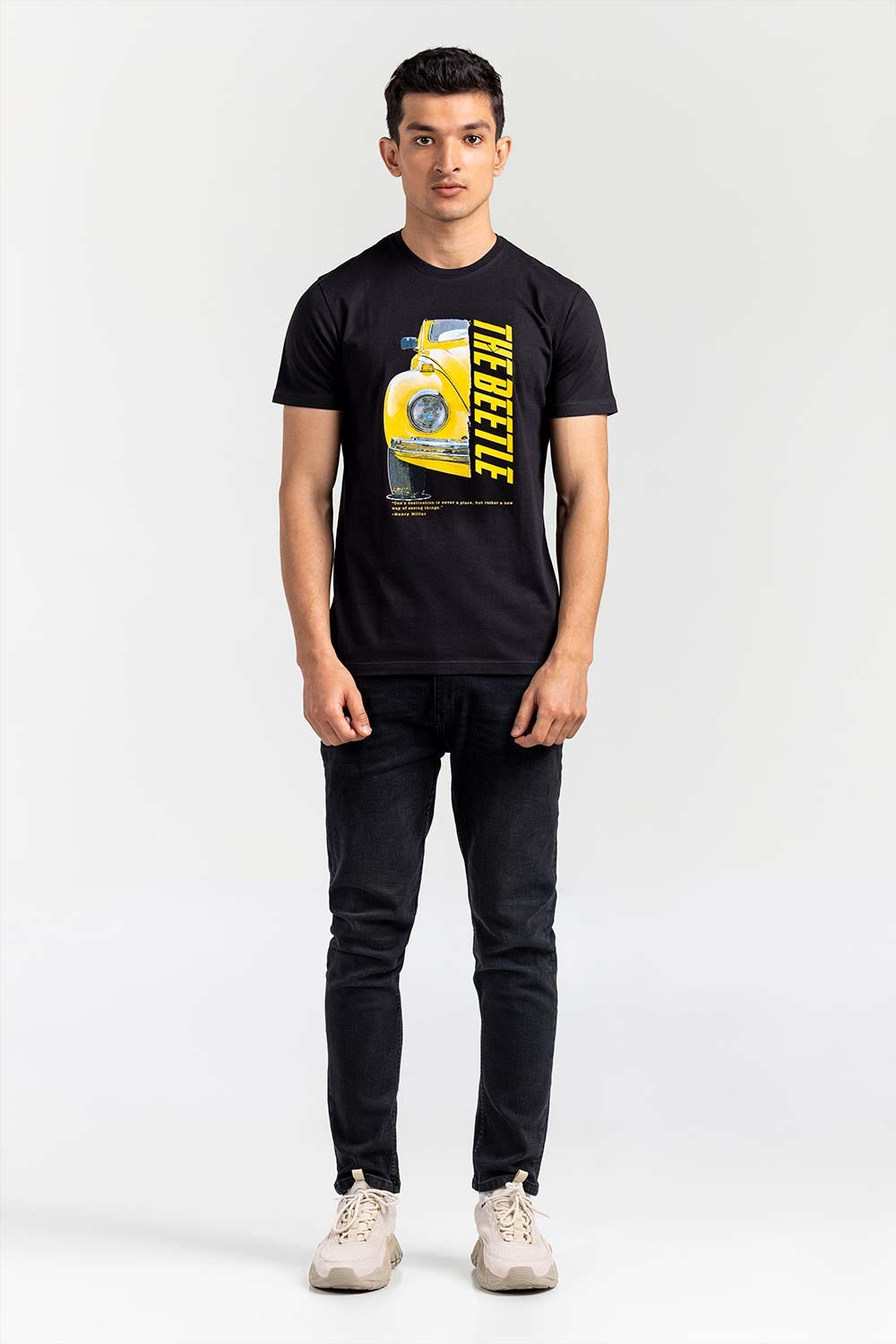 Black Fashion T-shirt JGP-URB-D263-01