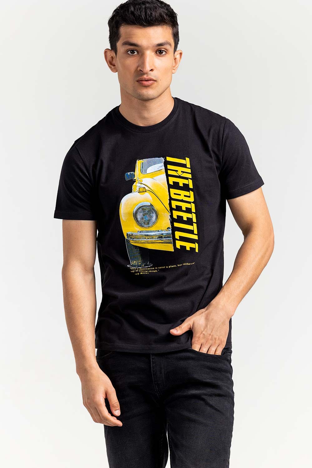 Black Fashion T-shirt JGP-URB-D263-01