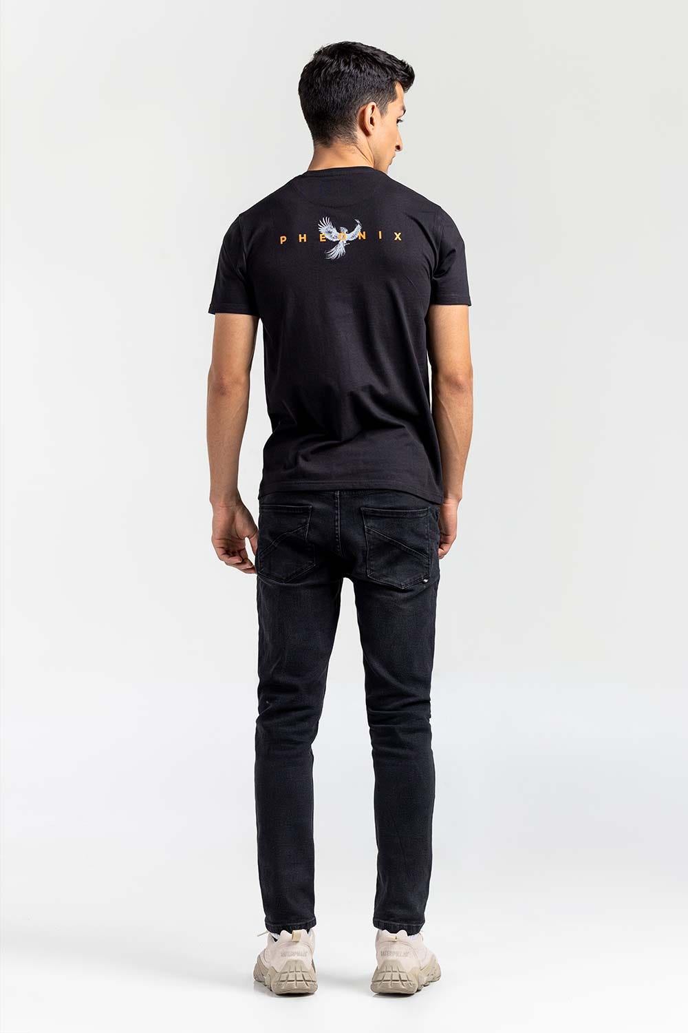 Black Fashion T-shirt JGP-URB-D267-01